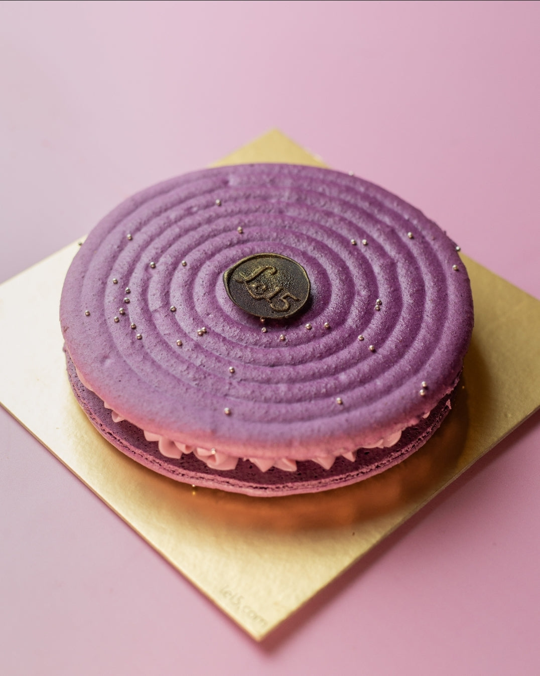 Lavender Macaron Cake