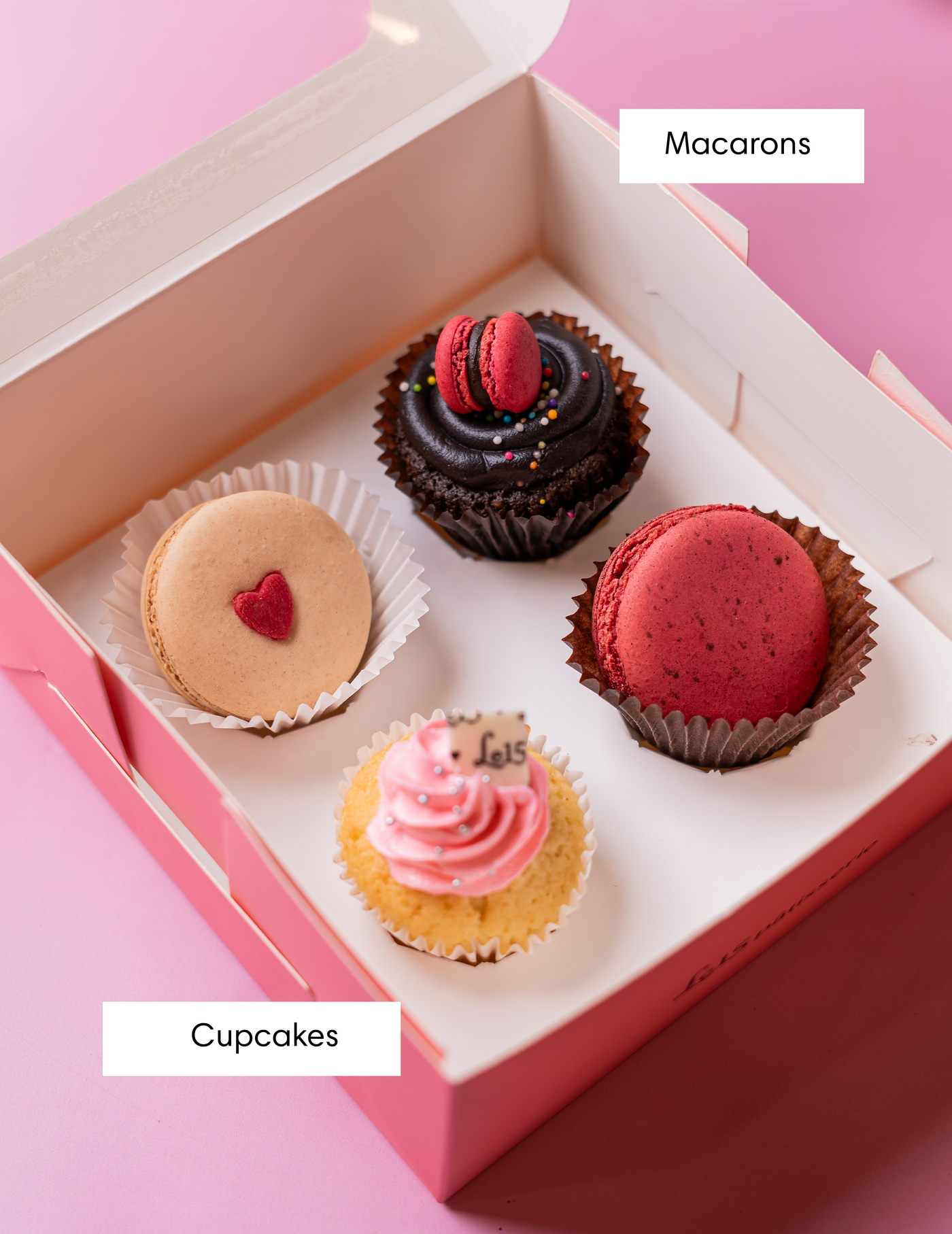 Cupcake & Macaron Gift Box