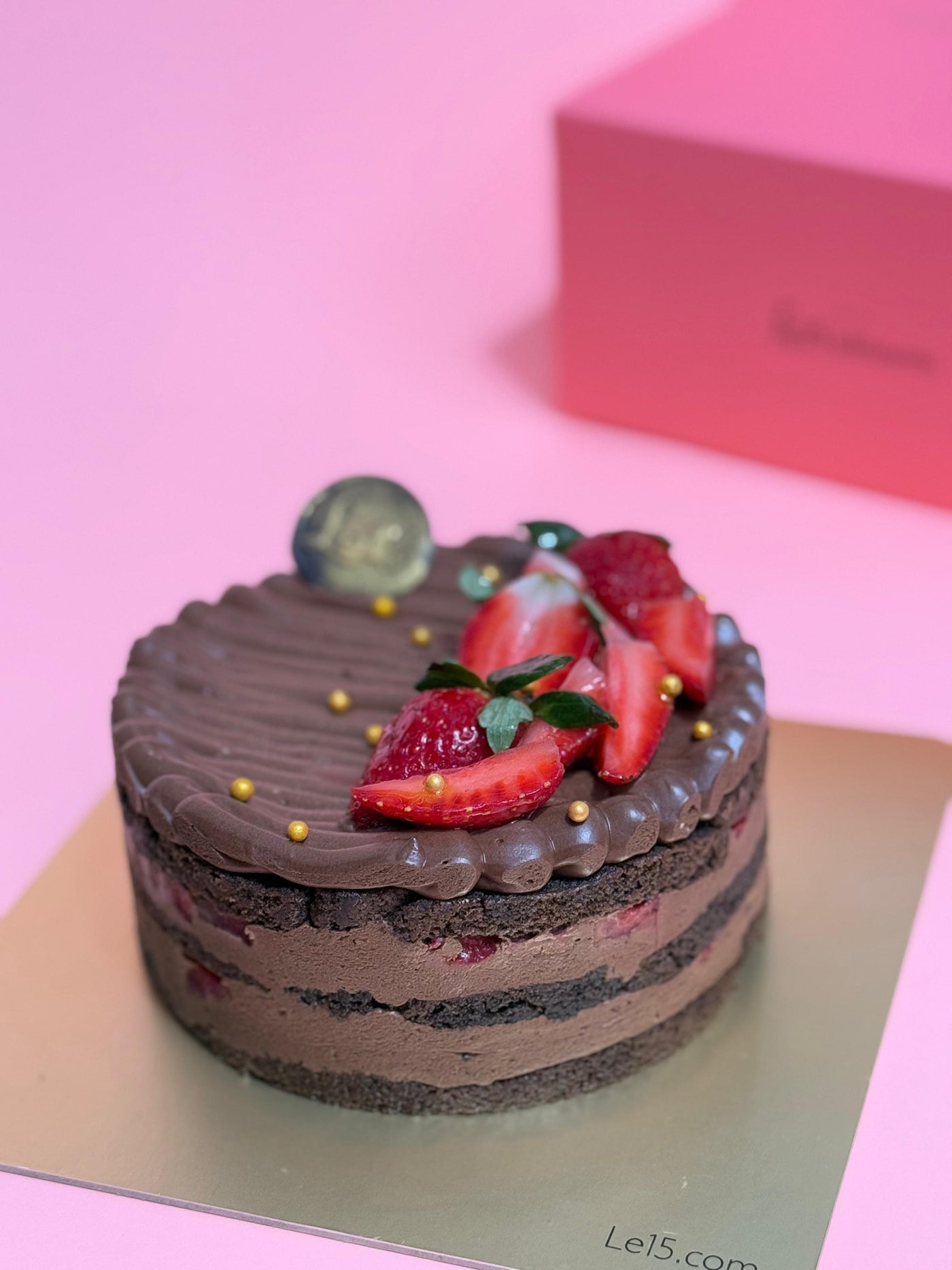 Chocolate Strawberry Cake